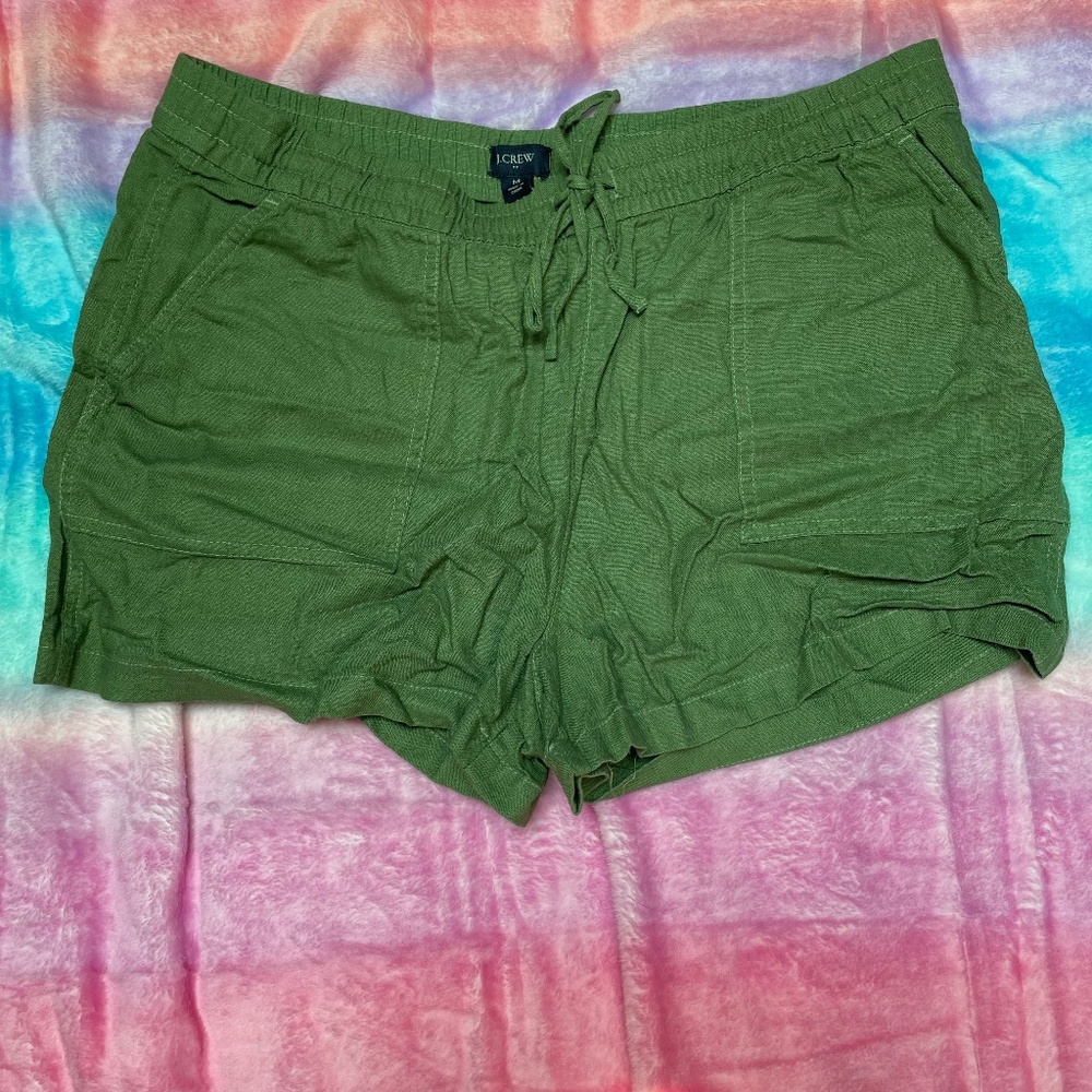 NWT J Crew Linen Shorts 10